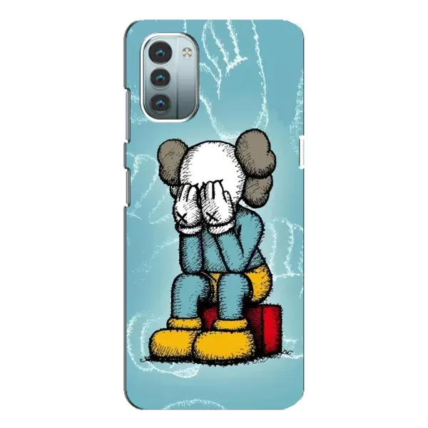 Чехол с принтом «Плач Bearbrick» для Nokia G11