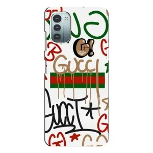 Брендновые Чехлы для Nokia G11 - (PREMIUMPrint) (Стиль GUUCI)