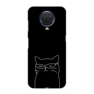 Чохол з малюнком кіт на Nokia G20 (Байдужий кіт)
