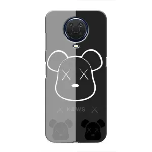 Чехлы для Nokia G20 - Bearbrick Louis Vuitton (PREMIUMPrint) (БеарБрик глаза)