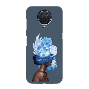 Чехлы (ART) Цветы на Nokia G20 (VPrint) (Квіти на голові)
