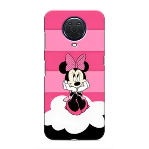 Эксклюзивный чехол для Nokia G20 (AlphaPrint - Мультяшные) (Девочка Maus)