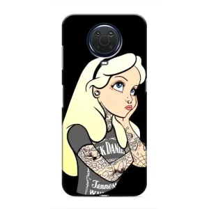 Чехол с печатью для Nokia G20 - (Мода) (AlphaPrint) (Девочка в тату)