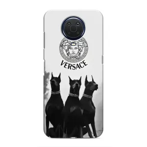 Чехлы VERSACE для Нокиа G20 (PREMIUMPrint) (Доберман Версаче)