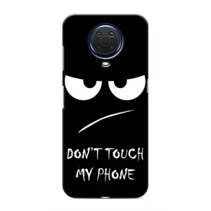 Чехол для Нокиа G20 - (AlphaPrint) с печатью (ТОП продаж) (Dont Touch)