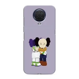 Чехлы для Nokia G20 - Bearbrick Louis Vuitton (PREMIUMPrint) (Дружба Беарбрик)