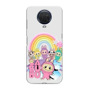 Чехол с Лабубу на Nokia G20 (Фон Лабубу)