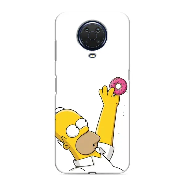 Чехол с принтом «Гомер с пончиком» для Nokia G20