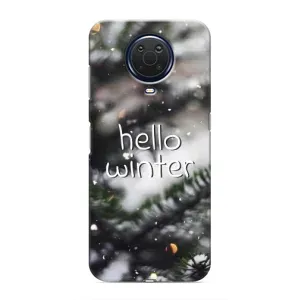 Новогодние, Праздничные Чехлы для Nokia G20 - 2024 год (Hello winter)
