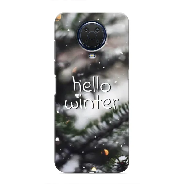 Чехол с принтом «Hello winter» для Nokia G20