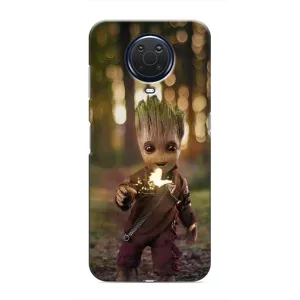 Чехол МАРВЕЛ для Нокиа G20 (AlphaPrint) (I am Groot)