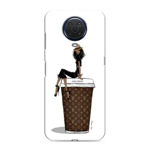 Чохли Луі Вітон для Nokia G20 (AlphaPrint - LOUIS VUITTON) (кава LOUIS VUITTON)