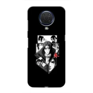 Чохли на тему: Ітачи Учіха для Nokia G20 (AlphaPrint) (колаж Ітачі)