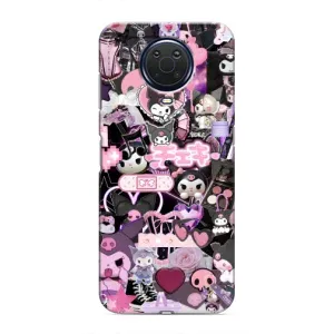 Чехол с кроликом Куроми на Nokia G20 (Коллаж Куроми)