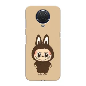 Чехол с Лабубу на Nokia G20 (Bored Ape в красном)