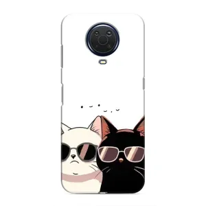 Чохол з малюнком кіт на Nokia G20 (Коти в окулярах)