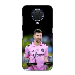 Чехлы для Нокиа G20 - Лео Месси Маями (Кубки Месси)