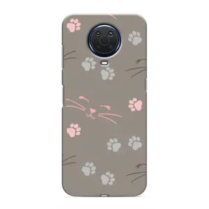Чохол з малюнком кіт на Nokia G20 (Лапи і вуса)