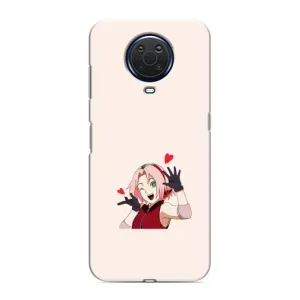 Чехлы Персонажи Аниме Наруто для Nokia G20 (AlphaPrint) (Лайк Сакура)