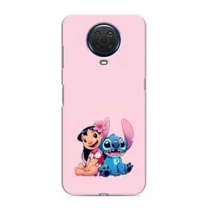 Чехол с принтом Стич на Nokia G20 (Лило и Стич)