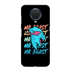 Чехлы Мистер Бист для Нокиа G20 (logo Mr beast)