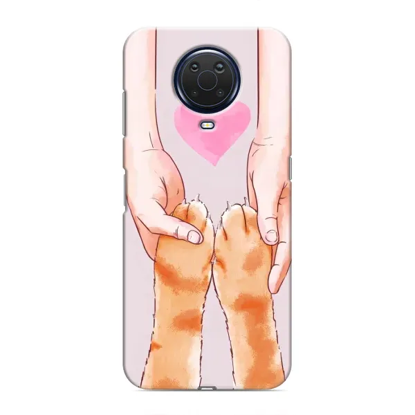Чохол з принтом «Любовь до котиків» для Nokia G20