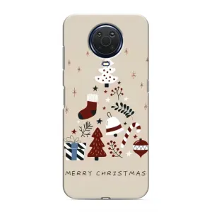 Різдвяні Чохли для Nokia G20 (VPrint) (Merry Christmas)