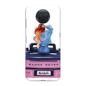 Чехол с печатью для Nokia G20 - (Мода) (AlphaPrint) (На машине)