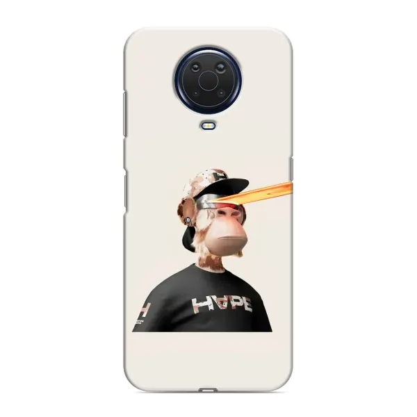Чехол с принтом «обезьяна NFT в очках» для Nokia G20