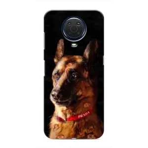 Чехлы с картинками животных Nokia G20 (Овчарка)