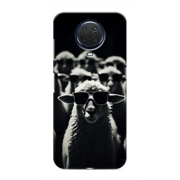 Чохол з принтом «Овечка в окулярах» для Nokia G20