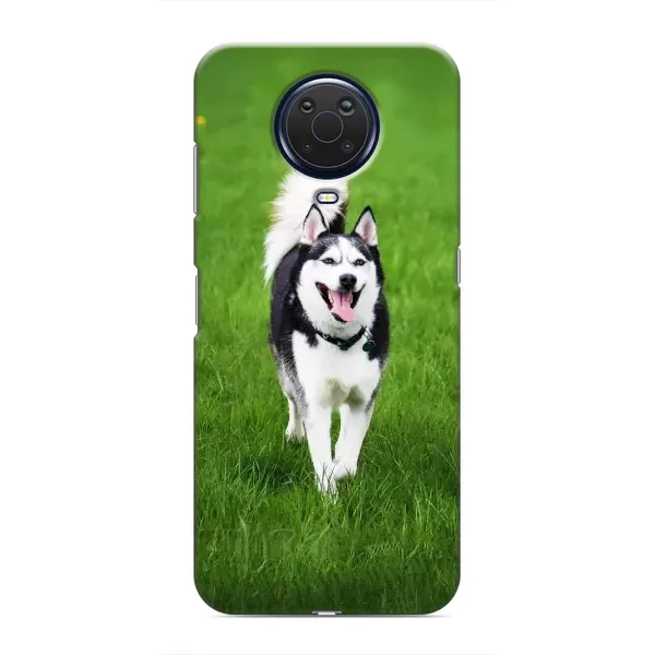 Чехол с принтом «Радостный Хаски» для Nokia G20
