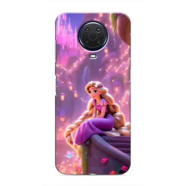 Чехол с принтом «Рапунцель в замке» для Nokia G20