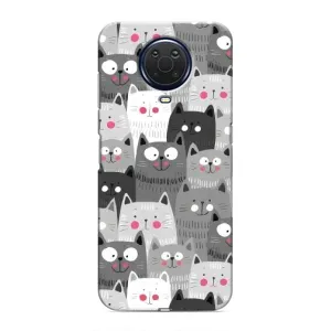 Чохли з Котиками для Nokia G20 (VPrint) (Мальовані котики)