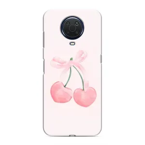 Чохол з розовим принтом для Nokia G20 (Рожеві вишні)