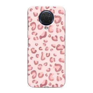 Чохол з розовим принтом для Nokia G20 (Рожевий леопард)