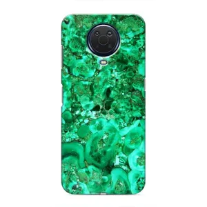 Мраморний чехол на Nokia G20 (VPrint) (Салатовий Мрамор)