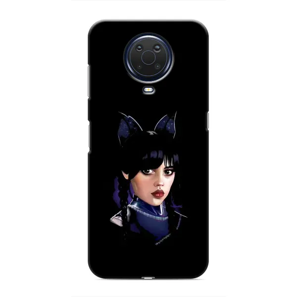 Чехол с принтом «серьезная Уэнздей» для Nokia G20