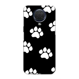 Чохли з собаками для Nokia G20 (VPrint) (Сліди собаки)