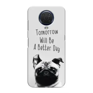 Чохли з собаками для Nokia G20 (VPrint) (Смішний Мопс)