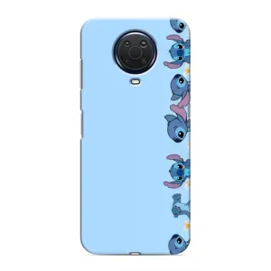 Чехол с принтом Стич на Nokia G20 (Стич фон)
