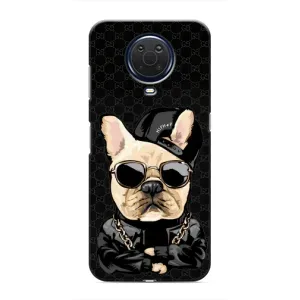 Чехлы с крутыми принтами для Nokia G20 - (PREMIUMPrint) (Стильная собака)