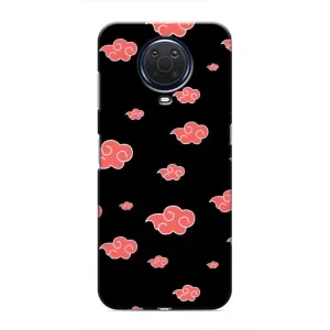 Чехлы Персонажи Аниме Наруто для Nokia G20 (AlphaPrint) (Тучки Аниме)