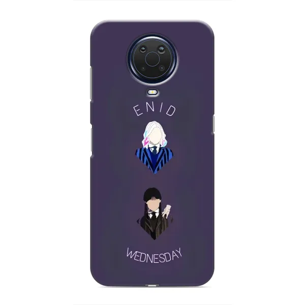 Чехол с принтом «Уэнздей и подруга» для Nokia G20