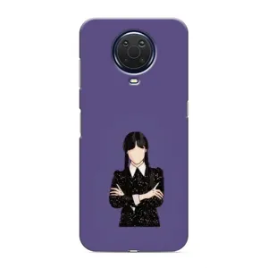Чохли Венсдей на Nokia G20 Уенсдей (AlphaPrint) (Венздей у чорному)