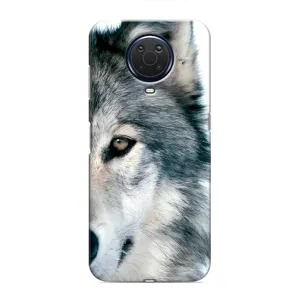 Чехлы с картинками животных Nokia G20 (Волк)