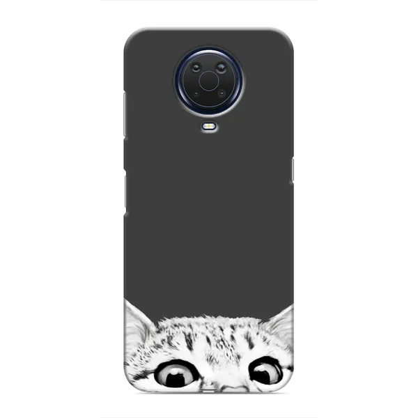 Чохол з принтом «Виглядає котик» для Nokia G20