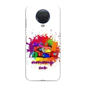 Чехол Амонг Ас для Nokia G20 (AlphaPrint) (Яркий АмонгАс)
