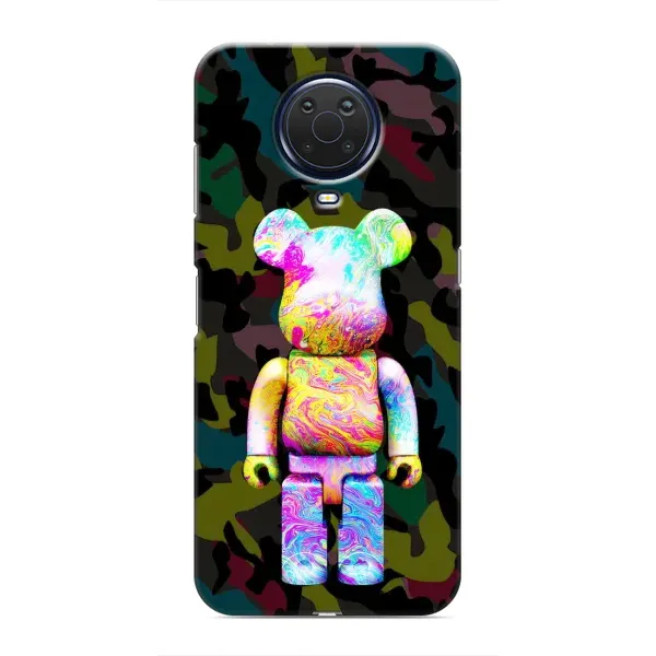 Чехол с принтом «Яркий Bearbrick» для Nokia G20