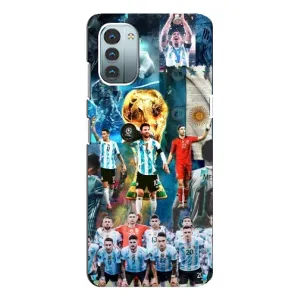 Чехлы Месси для Nokia G21 (AlphaPrint) (Аргентина Месси)